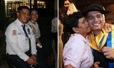 Filipino Security Guard Graduates from College with Honours After 17 Years of Hard Work - World Of Buzz 1
