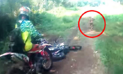 Mysterious Figure Spotted By Biker Spark Huge Debate. - World Of Buzz 3