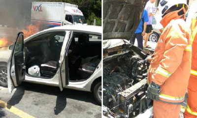 SECOND Perodua Axia Caught Fire Within Two Days! - World Of Buzz 1