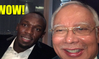 Usain Bolt Took a Picture with Prime Minister Najib, Malaysian Netizens go Nuts - World Of Buzz 1