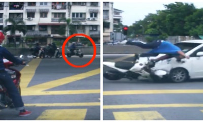 Video Of Perodua Alza Hitting Motorcyclist Blows Up Online - World Of Buzz 5