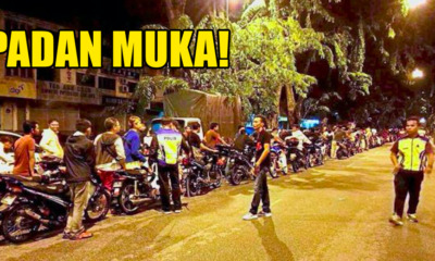 110 Mat Rempits Forced to Push Their Bikes for 5km by Police - World Of Buzz 2