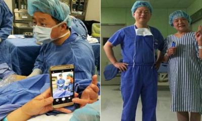 Chinese Woman Plays with her Phone While Undergoing Surgery - World Of Buzz