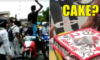 Malaysian Gang Wreaks Havoc in Front of School...and Bring Cake?! - World Of Buzz