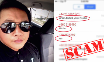 Malaysian Man Cautions Netizens to Beware of These Foreign Numbers - World Of Buzz