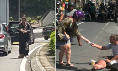 Notorious German Beggar Benjamin Holst Came Back to Kuala Lumpur for His Begging Scam - World Of Buzz 4