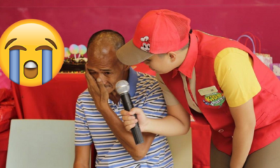 Poor Filipino Dad Surprised with Grocery Shopping and Birthday Celebration by Restaurant - World Of Buzz 2