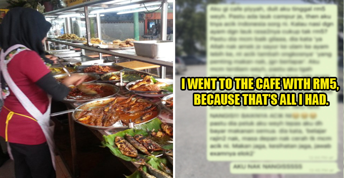 Broke Malaysian Student Shares How Indonesian Rice Vendor Offers to Pay for Her Lunch - World Of Buzz