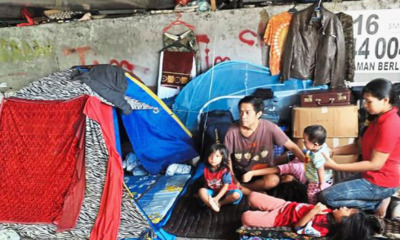 Impoverished Family with 9-month-old Baby Live Under Flyover in Poor Condition - World Of Buzz 1