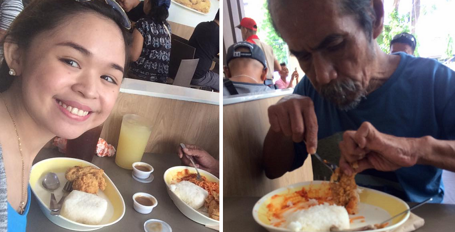 Kind College Student Invites Beggar for Lunch and Listens to His Life Stories - World Of Buzz
