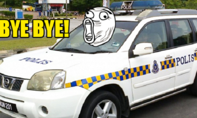 Malaysia Police MPV Drove Away by Suspect who was Put Behind the Car - World Of Buzz 4