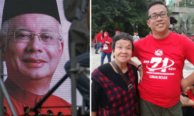 Malaysian Chinese Mother and Son Attend UMNO's 71st Anniversary - World Of Buzz 1