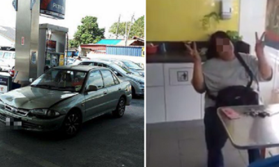 Malaysian Woman Demands for Free Petrol and Refuses to Move Her Car Until She Gets It - World Of Buzz 4