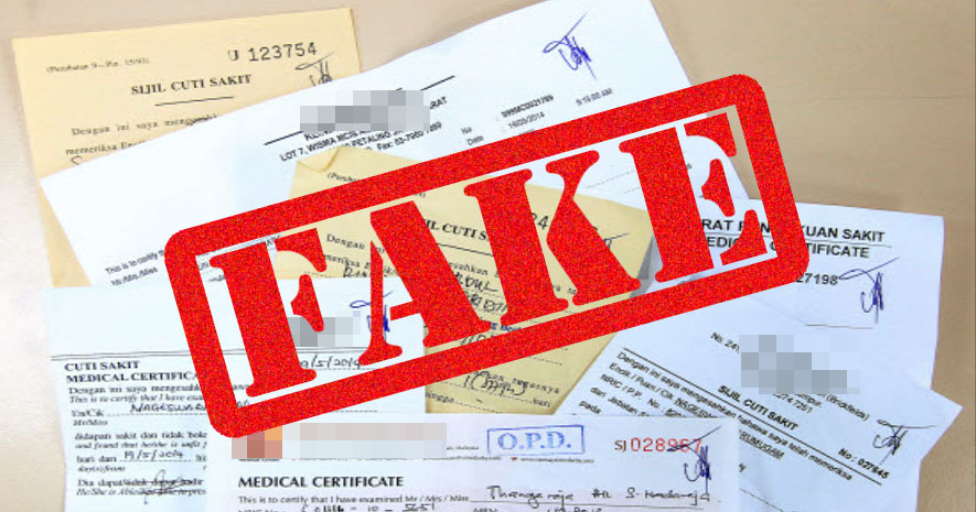 Malaysians Working in Singapore Bought Fake MCs for RM25 - World Of Buzz 1