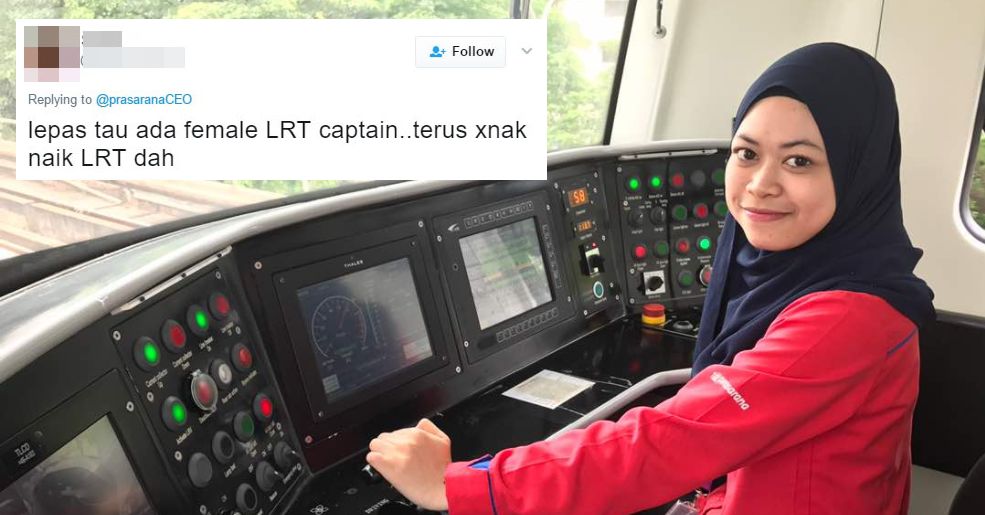 Prasarana CEO Tweets Inspiring Story of Youngest LRT Captain, Gets Mean Comments - World Of Buzz 1