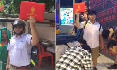 Thai Student Wins the Internet by Bringing His High School Certificate Everywhere - World Of Buzz 3