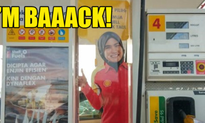 The Shell Lady has Returned to Haunt Malaysian Drivers - World Of Buzz 4
