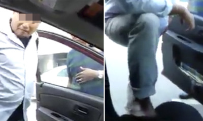 Barbaric Taxi Driver Harasses Man Picking Up Passenger at Penang Airport - World Of Buzz