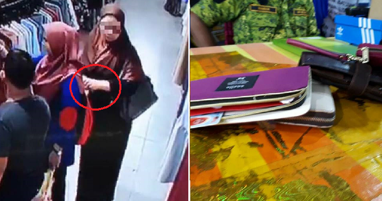CCTV Catches Mak Cik Pickpocket in Action in Shopping Malls in Jalan TAR - World Of Buzz 3