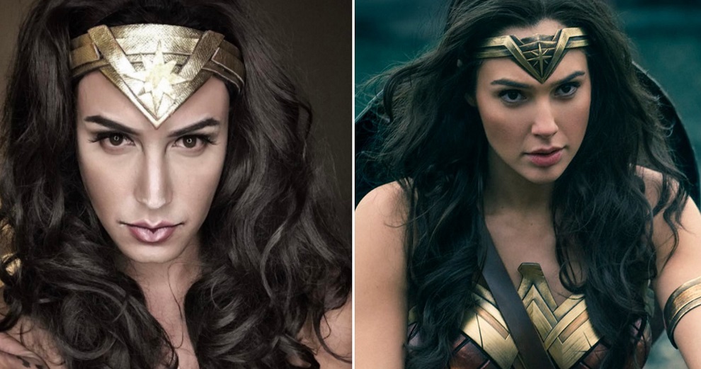 Filipino Man Dresses as Wonder Woman, Even Impresses Gal Gadot - World Of Buzz 7