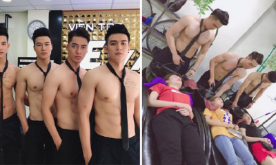 Handsome Hunks Attract Customers to Newly Opened Vietnam Beauty Salon - World Of Buzz 7