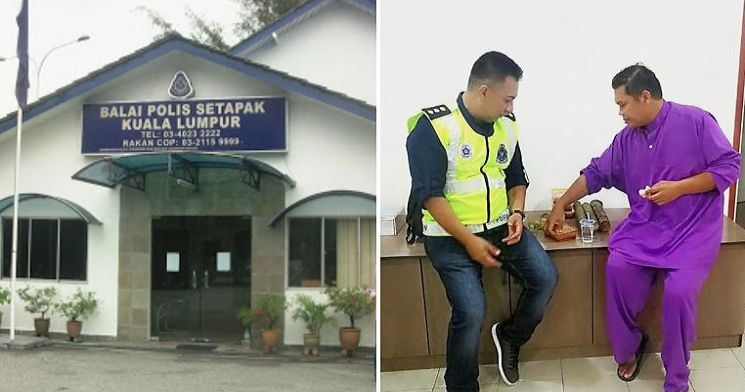 Kind Setapak Police Chief Helps Homeless Man Who Sought for Shelter During Hari Raya - World Of Buzz 3