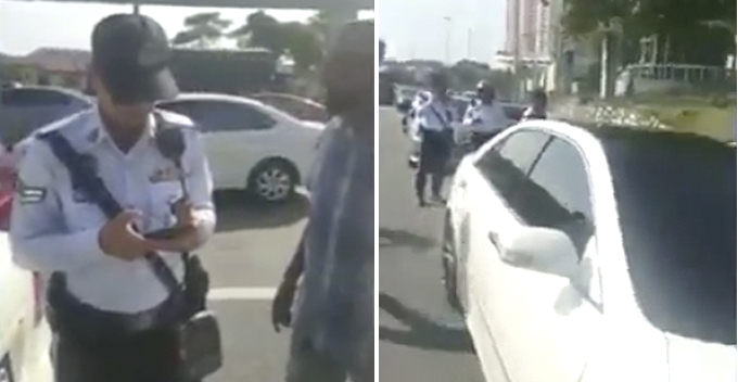 Malaysian Men Accuse Policemen for Having Double Standard in Viral Video - World Of Buzz