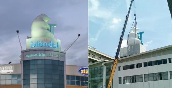 Malaysians Upset as Iconic Blöndal Bear is No Longer Part of the Federal Highway! - World Of Buzz