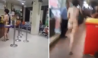 Naked Indonesian Lady Casually Walking Around in Pharmacy Arrested by Police - World Of Buzz 4