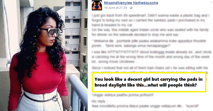 Sexist Malaysian Uncle Chastises Girl For Holding Sanitary Pads in Hands - World Of Buzz 5