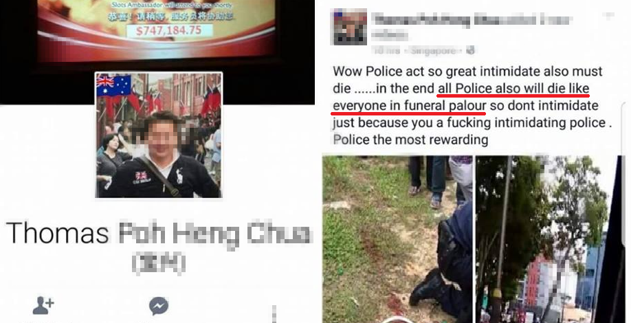 Singaporean Man Who Insulted Dead Police Officer on FB Arrested for Shoplifting - World Of Buzz