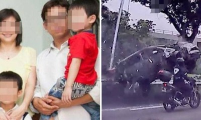 Singaporean Woman Held Onto Toddler Tightly As They Were Flung Out of Car - World Of Buzz 5