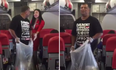 Tony Fernandes Receive Praises After Setting Good Example by Helping Crew Clean Up - World Of Buzz