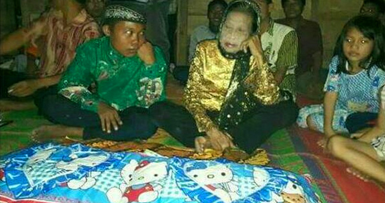 16-Year-Old Boy Marries Old Woman After They Threatened Suicide If Family Didn't Approve - World Of Buzz 3