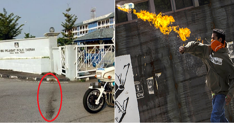 Alleged Gang Members Threaten Kedah Police Station with Molotov Cocktail - World Of Buzz 2