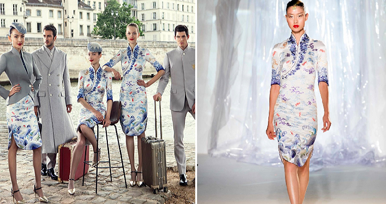 Chinese Airline's Glamorous New Uniforms Look Like They Belong On a Runway - World Of Buzz 6