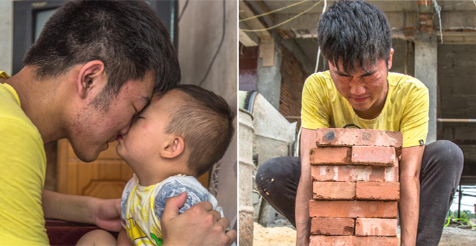 Chinese Teen Works as Labourer to Save His 3-Year-Old Brother With Leukemia - World Of Buzz