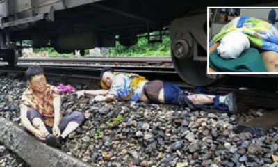 Heroic Young Man Loses Right Leg to Save Old Lady from Oncoming Train - World Of Buzz 5