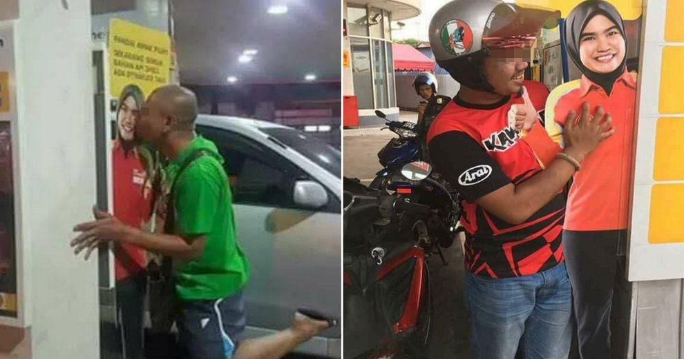 Inappropriate Photos of Men with Poster Upsets Shell Mineral Water Lady - World Of Buzz 9