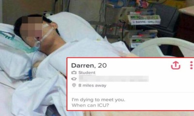 Malaysian Uses Photo of Him Sick in Hospital on Tinder Profile, Netizens Confused - World Of Buzz 5