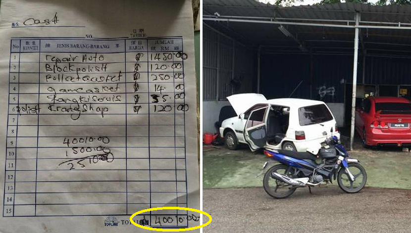 Malaysian Woman Exposes Unethical Workshop Who Cheated RM4,000 From Her - World Of Buzz