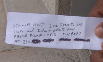 Man stuck inside ATM machine, slide notes through receipt slot asking for help - World Of Buzz 7