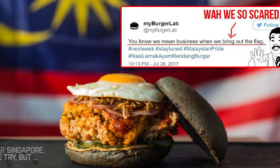 MyBurgerLab Releases Their Version of Nasi Lemak Burger, Singaporeans Are Mad - World Of Buzz