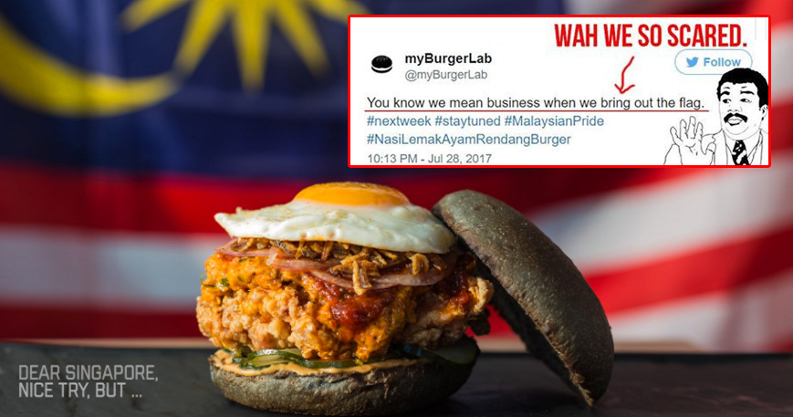 MyBurgerLab Releases Their Version of Nasi Lemak Burger, Singaporeans Are Mad - World Of Buzz