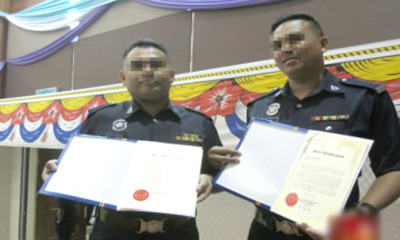 Policemen Awarded for Refusing RM1,000 Bribe, But Shadily Returns to Ask for RM10,000 - World Of Buzz 2