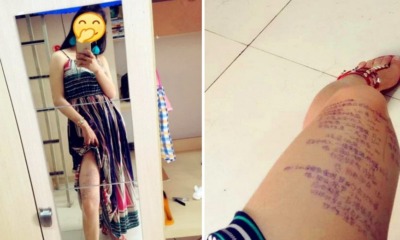 University Student Uses Her Long Legs to Cheat in an Exam - World Of Buzz 5