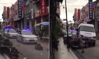 Video of Violent Car Chase in Penang is Actually for a Hong Kong Movie - World Of Buzz