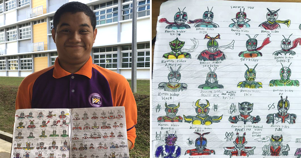 Autistic Malaysian Student Stuns Internet With Hundreds of Neatly Drawn Superheroes - World Of Buzz