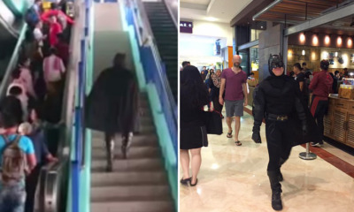 Batman Spotted at LRT Station and in KLCC, Malaysian Netizens Confused - World Of Buzz 5