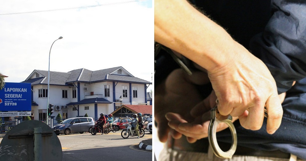 Drunk Man Sets Himself on Fire at Ipoh Police Station After Getting Arrested - World Of Buzz 2